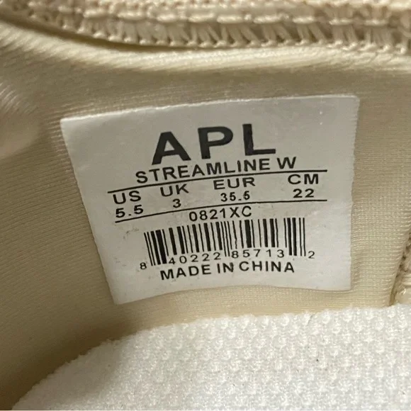 NEW APL StreamlineWomen's Parchment Black Leopard Running Shoes Size 5.5 $320